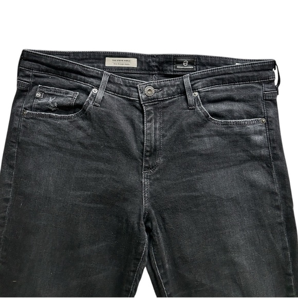 AG Adriano Goldschmied Gray Straight Leg Pants - Picture 6 of 11